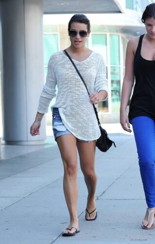 Lea Michele Feet Toes And Soles 468