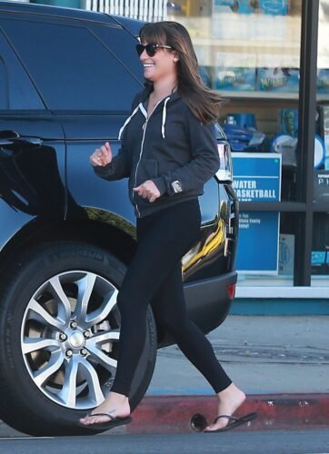 Lea Michele Feet Toes And Soles 915