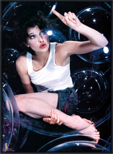Milla Jovovich Feet Toes And Soles 1
