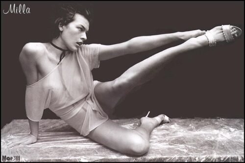Milla Jovovich Feet Toes And Soles 479