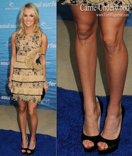 Carrie Underwood Feet Toes And Soles 512