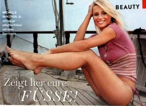 Michelle Hunziker Feet Toes And Soles 480