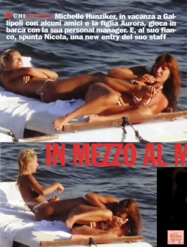 Michelle Hunziker Feet Toes And Soles 524