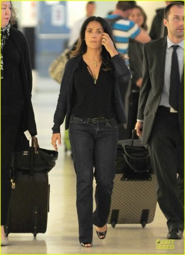 Salma Hayek Feet Toes And Soles 487