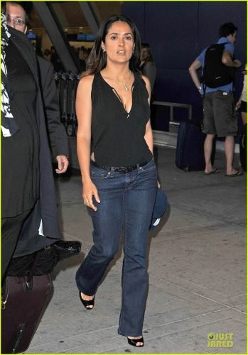 Salma Hayek Feet Toes And Soles 489