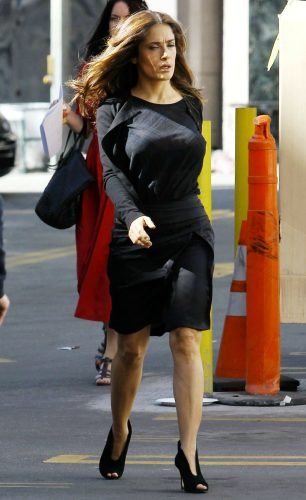 Salma Hayek Feet Toes And Soles 604