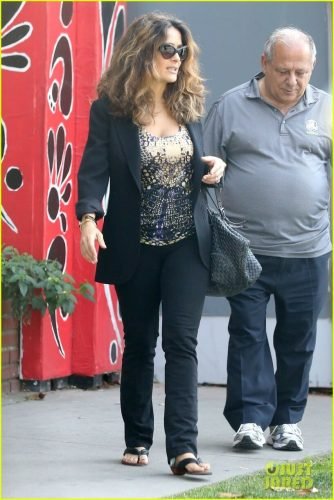 Salma Hayek Feet Toes And Soles 617