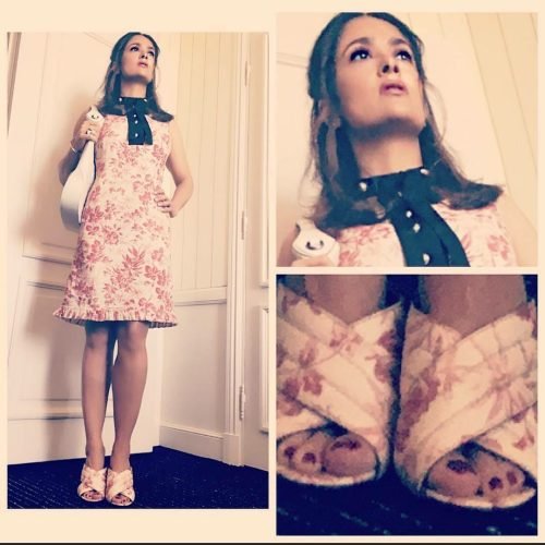 Salma Hayek Feet Toes And Soles 952