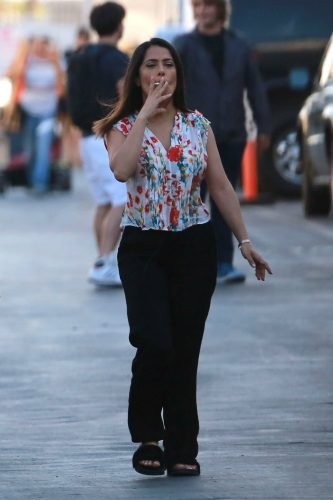 Salma Hayek Feet Toes And Soles 961